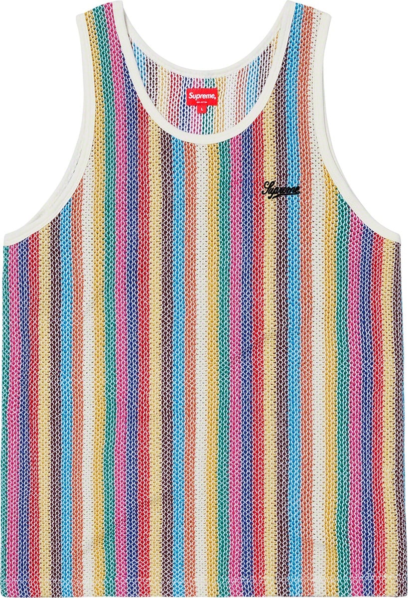 Knit Stripe Tank Top view 2